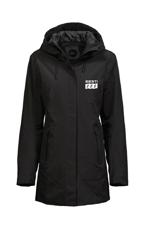 PARKA naiste valge logo